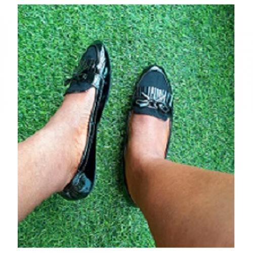 Black Flat Ladies Office Shoe Women Loafers