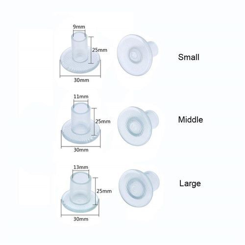 Transparent High Heel Protector 3 Pairs (Small Medium Large) - Clear