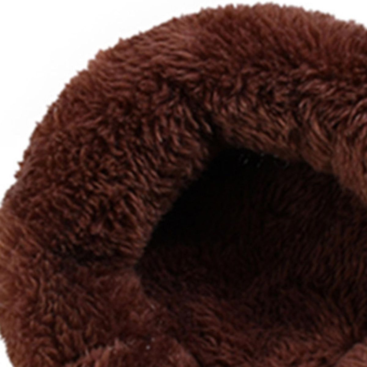 Cute Small Animal Mat Hamster House Warm Bed Bedding S Dark Brown