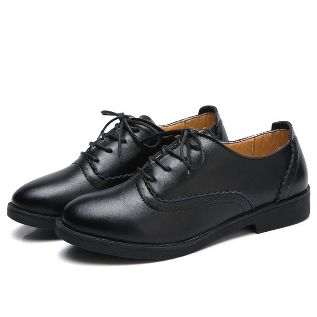 Shoe Brogue For Lady Lady Grocery Skin Oxford Shoes