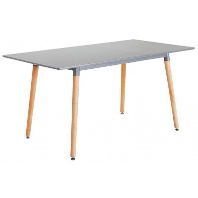 Home Charlie 4 Seater Dining Table - Grey