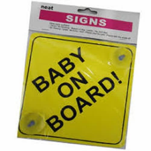 Baby On Board Car Accident Emergency Sticker