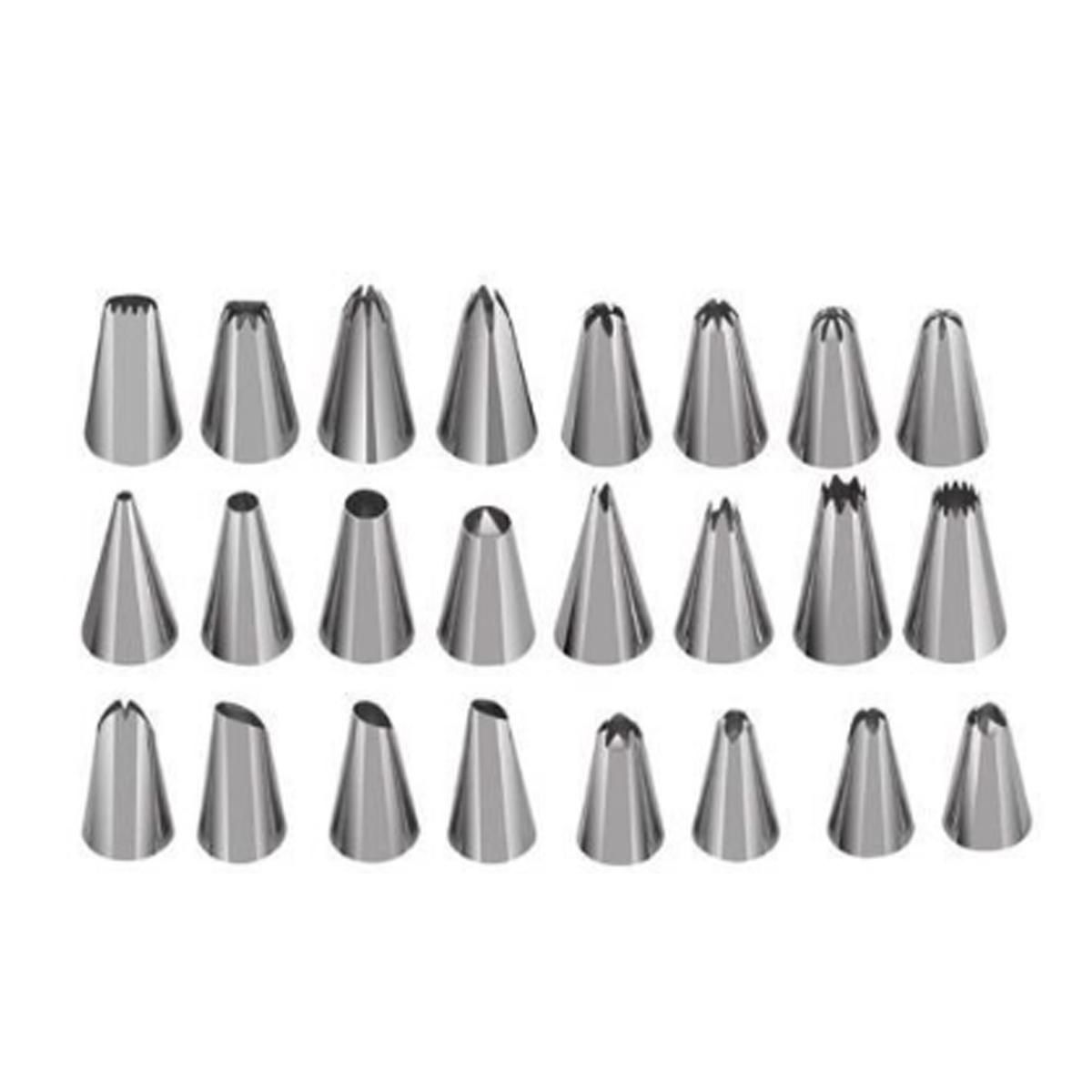 74PCS DIY Cake Decorating Turntable Icing Nozzles Mould Spatula Bags Tools Set