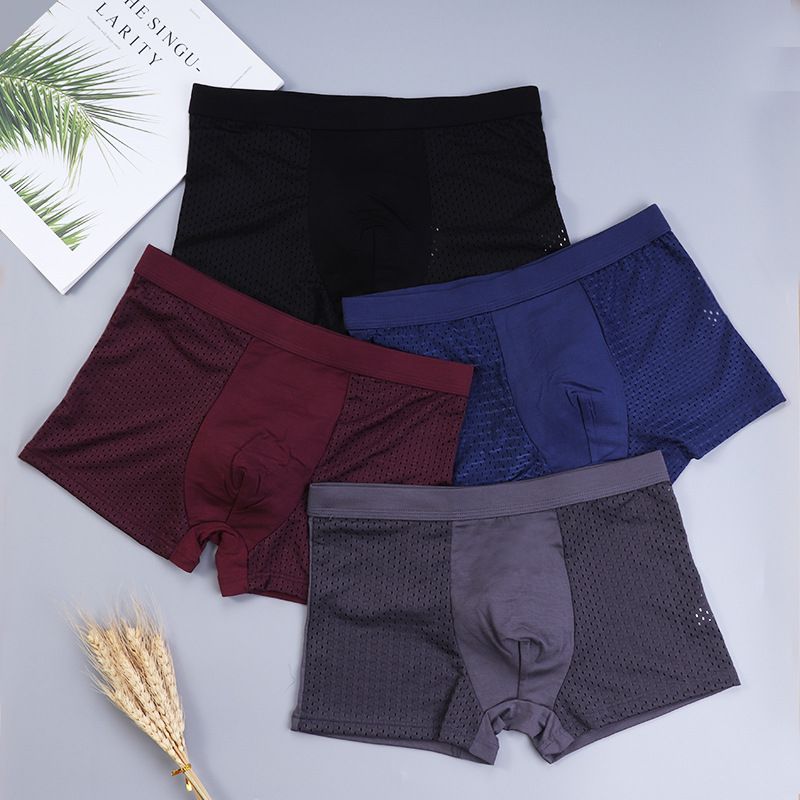 4 In 1 Man Pantie Bamboo Fiber Briefs