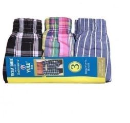 Quality Men's Boxers Shorts - 3 In A Pack
