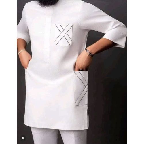 Mens Native Wear Three Quarter Sleeved Senator