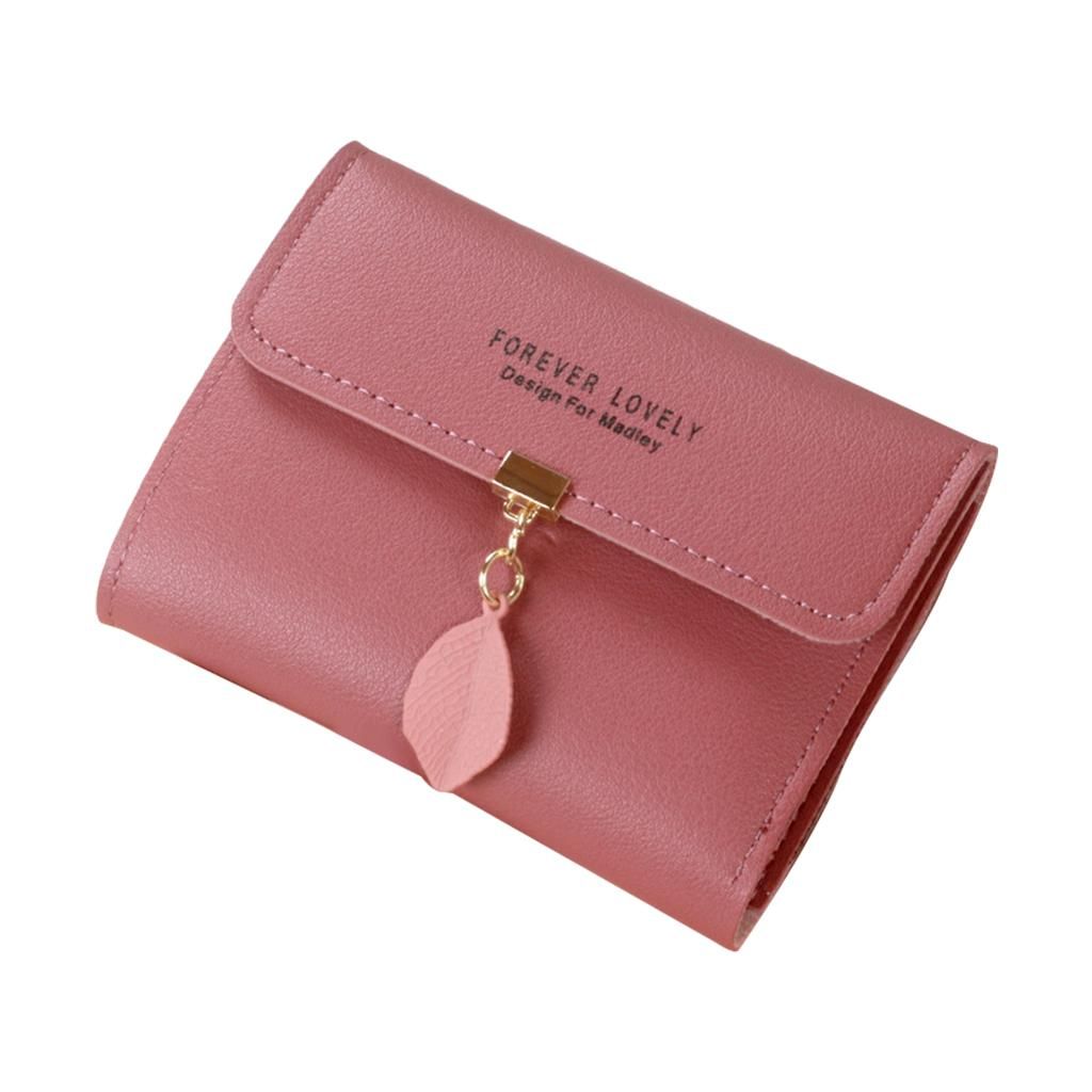 Female Lady Purse Slim Wallet Bag Handbag Travel Dark