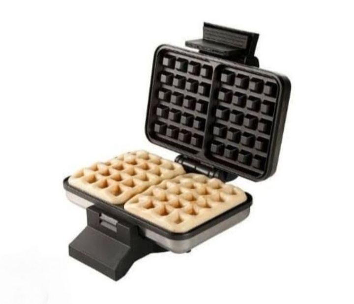 Dual Belgian Style Waffle Maker - 1000W