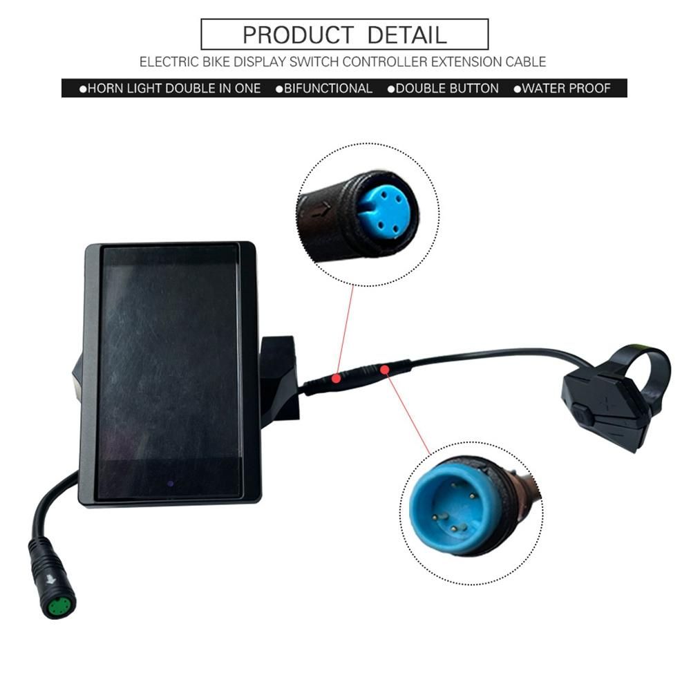 850C P850C Display Controller 4 Pin for BAFANG Comvertion Kit Panel Control Cycling Replacement Parts Ebike Accessories