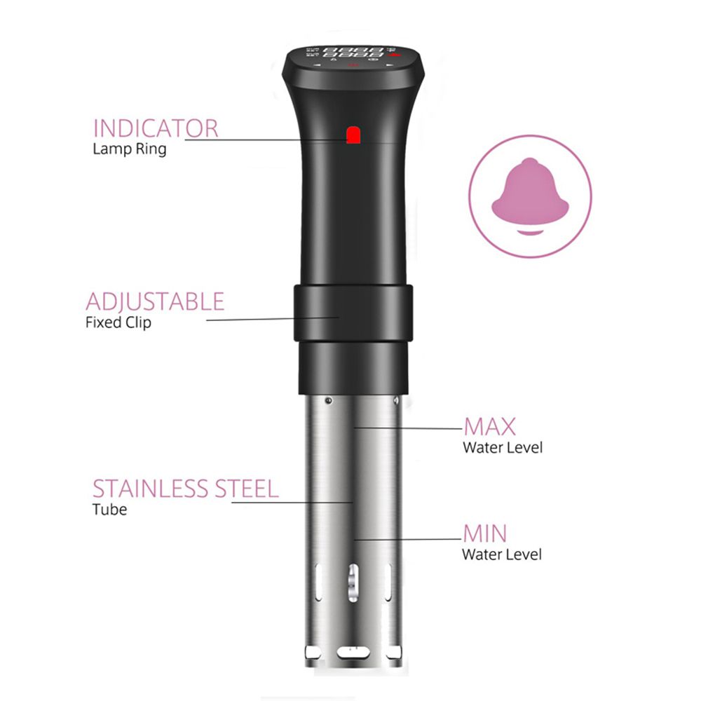 1100W Sous Vide Cooker Waterproof Quiet Cooking Machine With