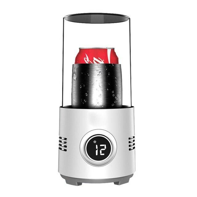 2 in 1 Fast Cooling Cup Heater Cup Portable Electric Cooler Cans Beverage Coffee Milk Warmer Drinks Holder Warmer Mug Cooler Cup
