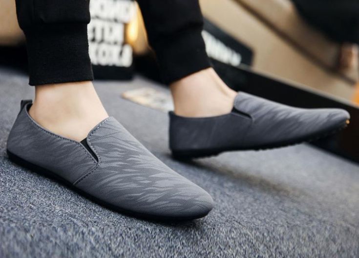 Men's Loafers Shoe - Gray