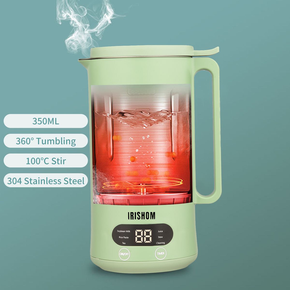 Multifunction Soymilk Maker 350mL Juicer Soy Milk Mixer