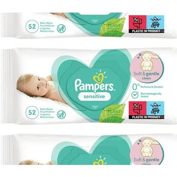 Sensitive Baby Wipes - 6x52