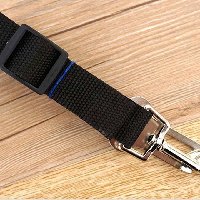 Adjustable Dog Pet Car Travel Vehicle Seat Safety Belt Clip Harness Leash Black