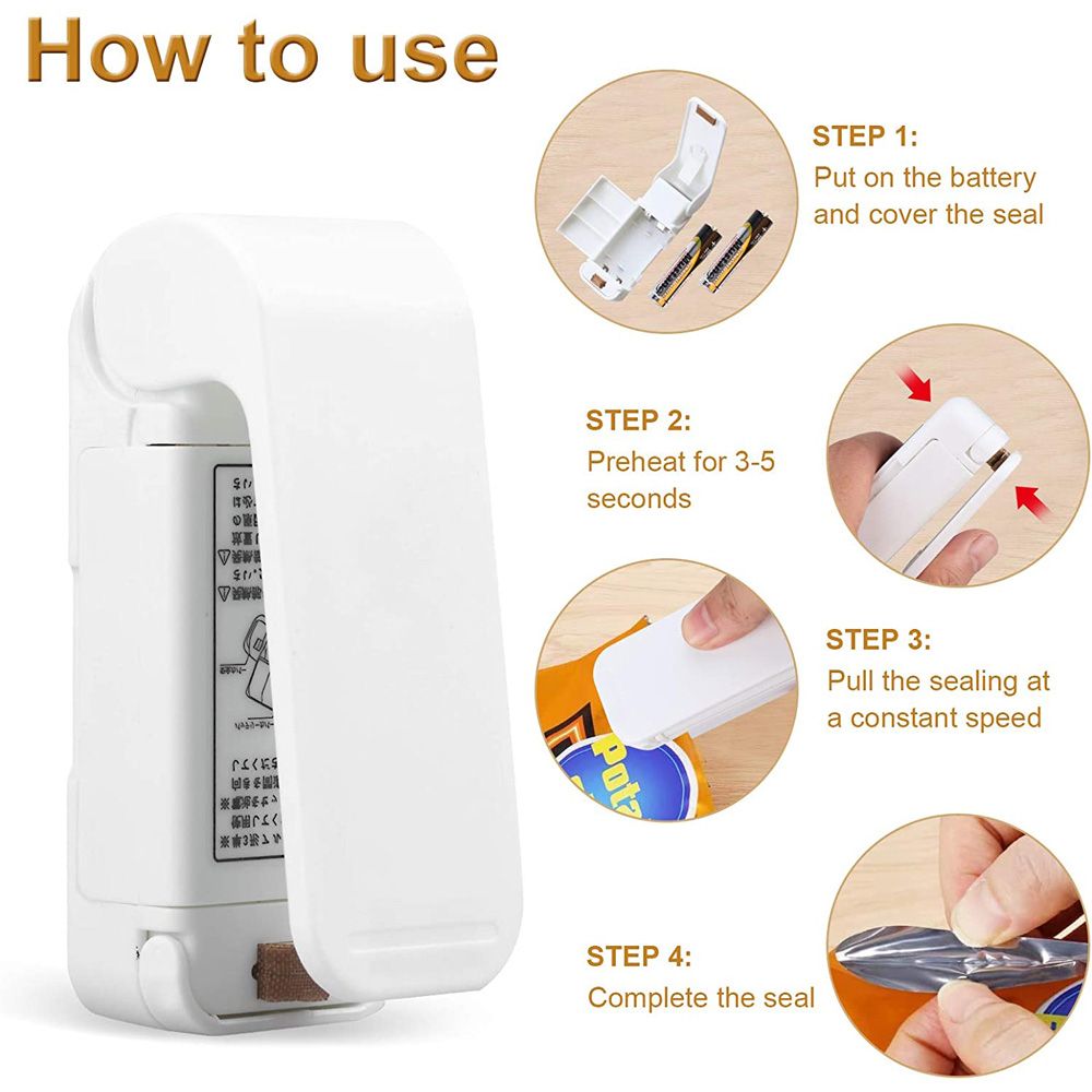 Mini Portable Heat-sealing Plastic Bag Machine