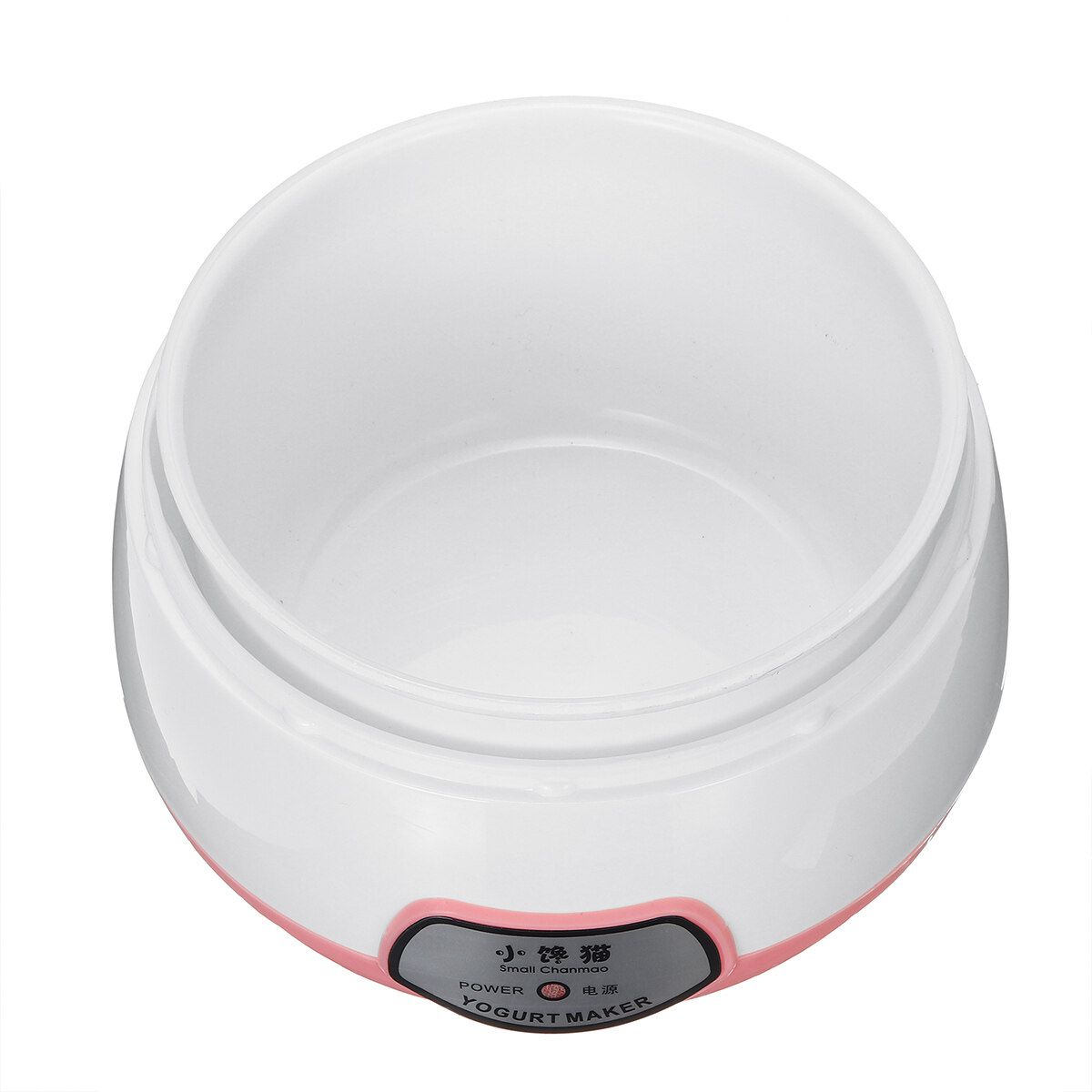 8W 1.0L Yogurt Machine Maker Household Fully Automatic Stainless Steel Small Yogurt Machine Kitchen Tools Stainless Steel Inner /Plastic Inner Pink (Plastic Inner)