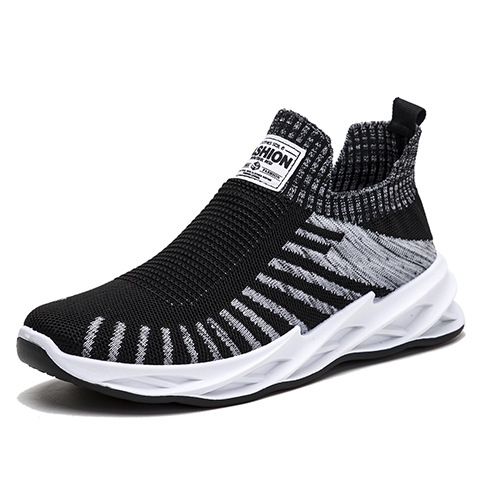 Men's Casual Shoes Breathable Shoes Running Sneakers - Black