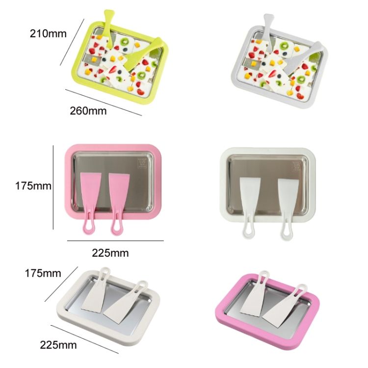 Fried Yogurt Hine Stainless Steel Green 26x21cm