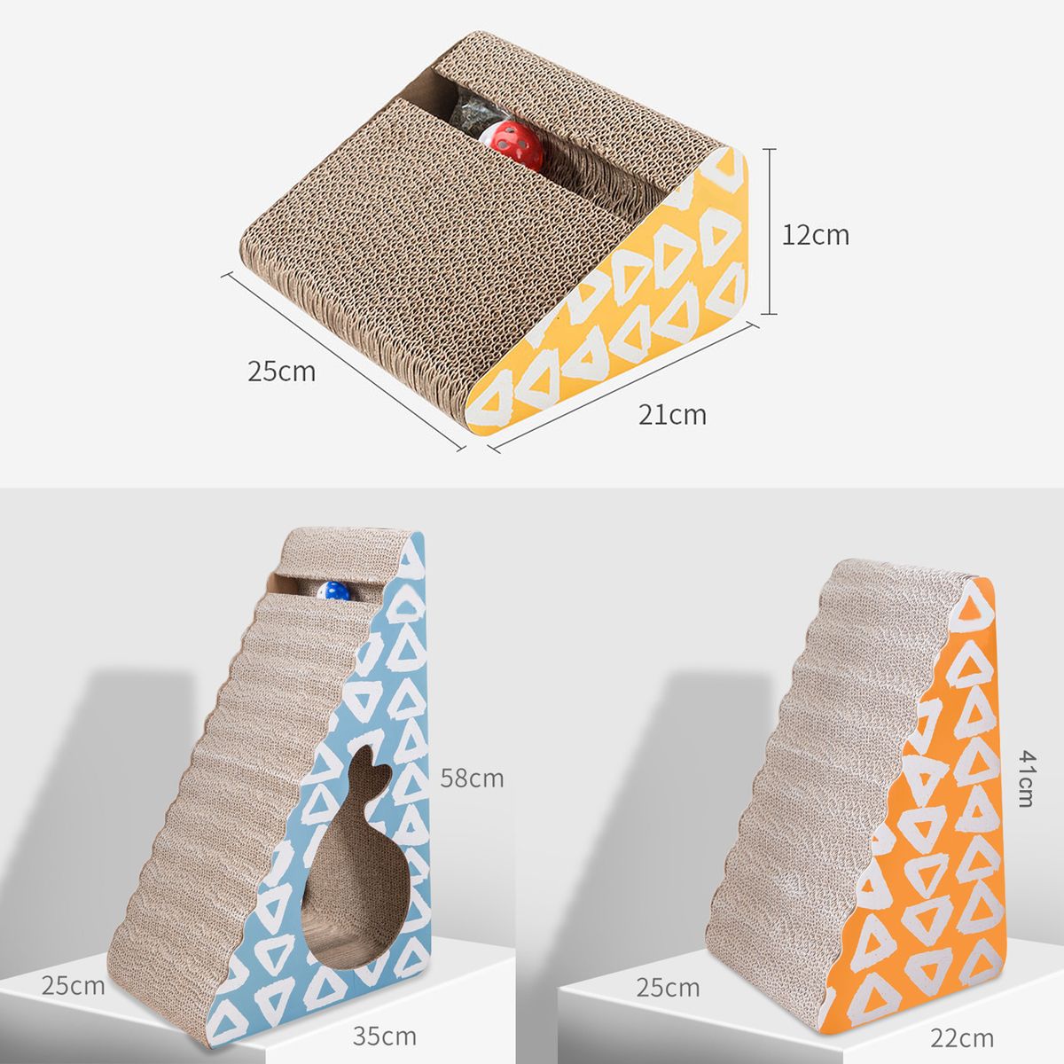 Vertical Cat Scratching Post Cat Scratcher Cardboard Cat