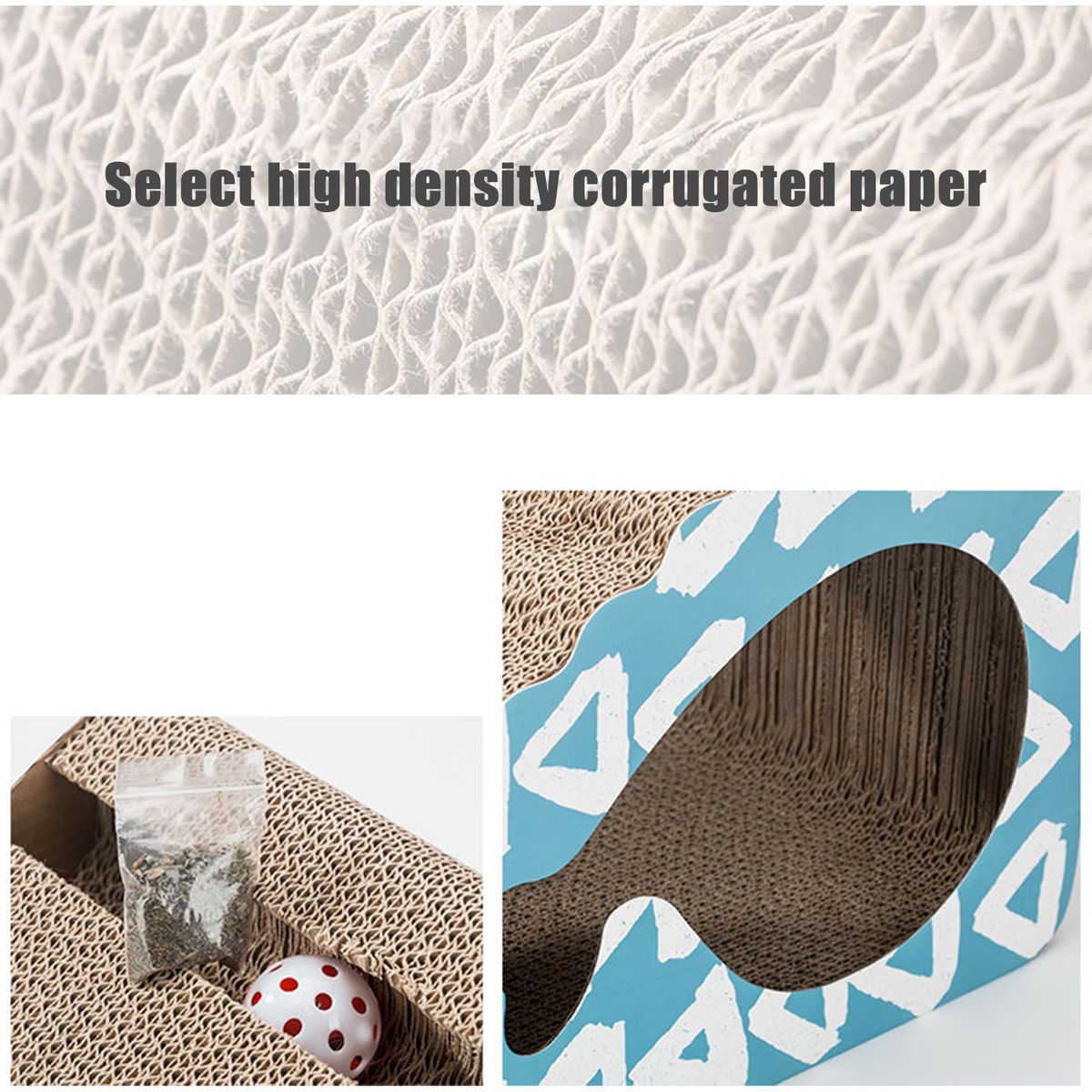 Vertical Cat Scratching Post Cat Scratcher Cardboard Cat