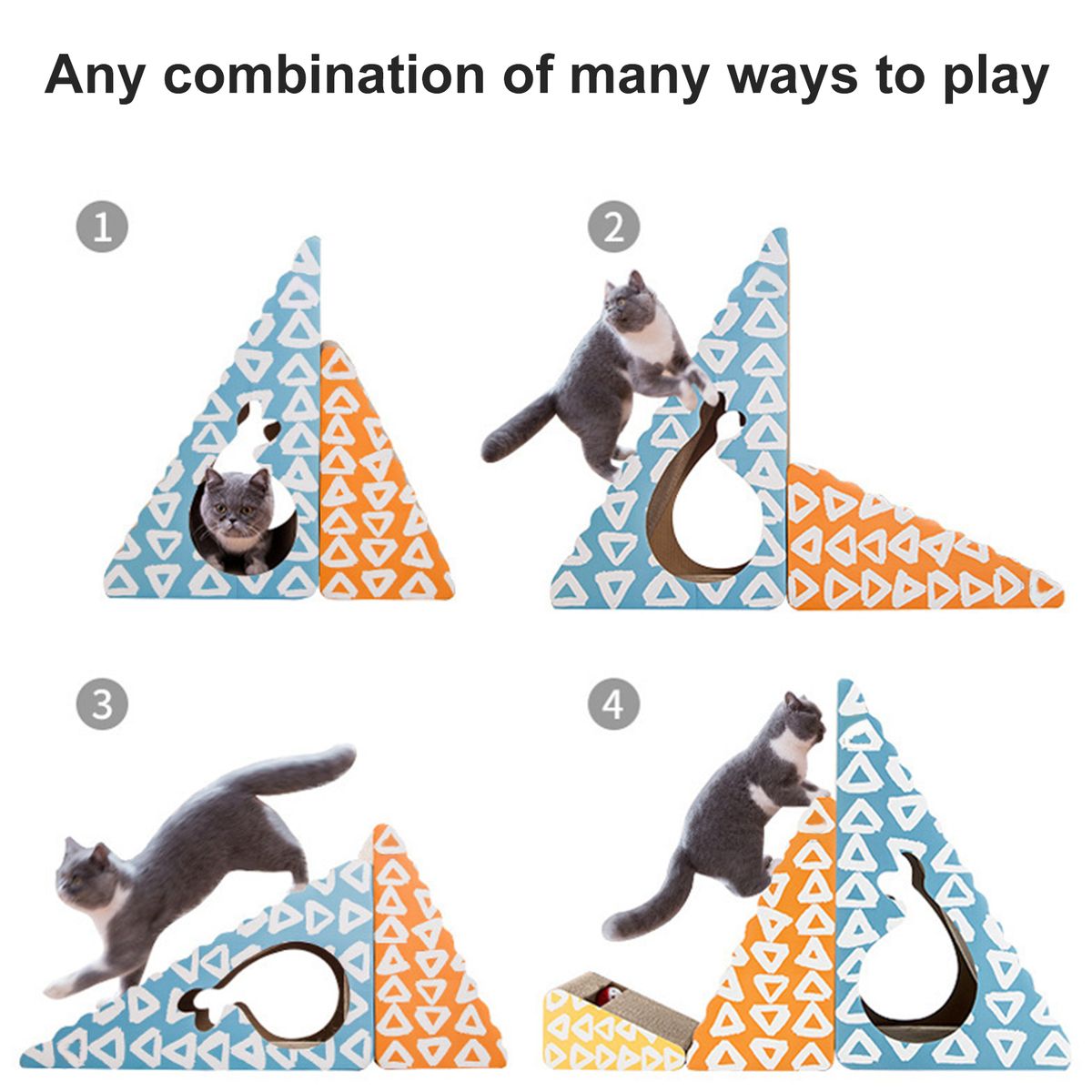 Vertical Cat Scratching Post Cat Scratcher Cardboard Cat