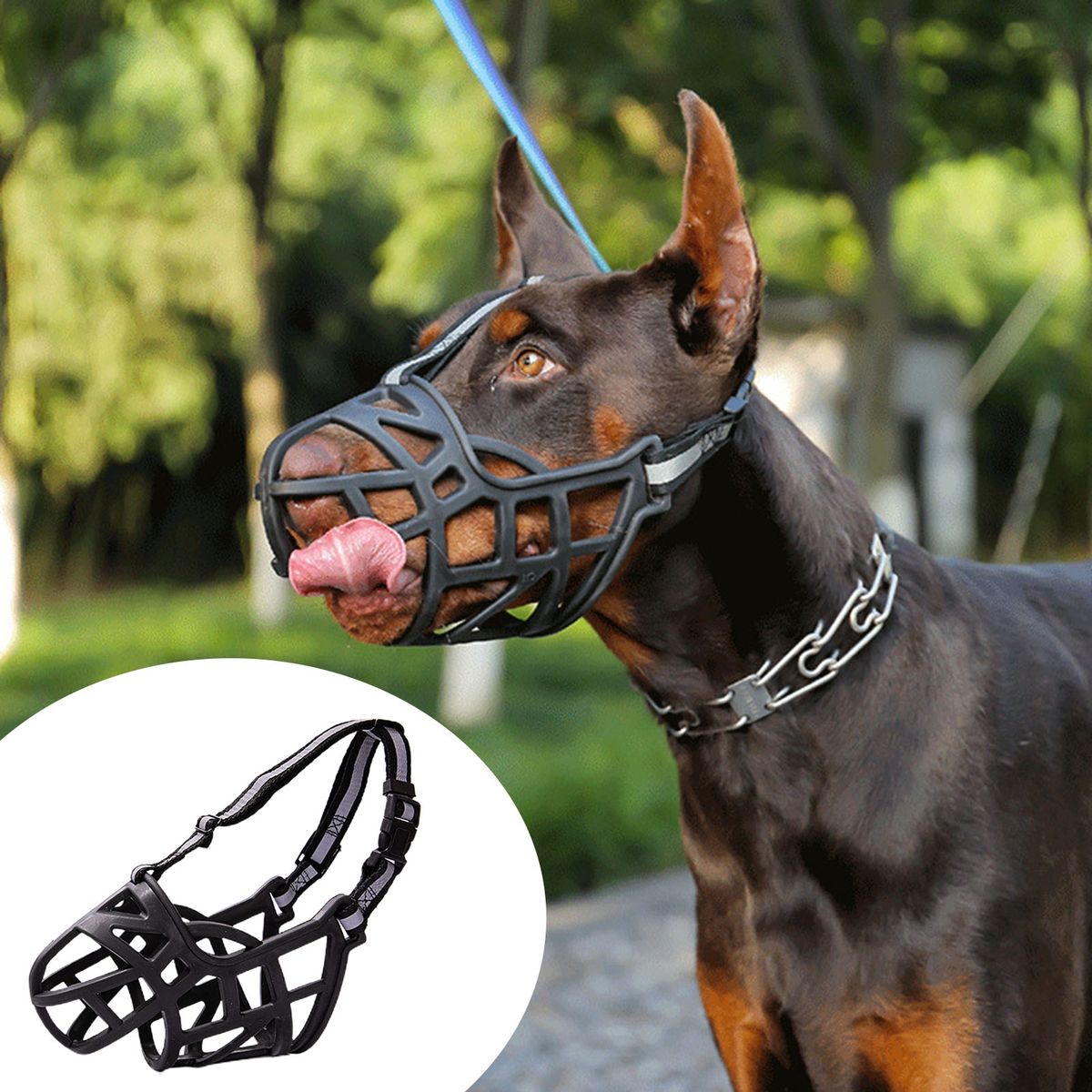 Dog Mouth Cover Pet Anti-Barking Muzzles Face Guard 1