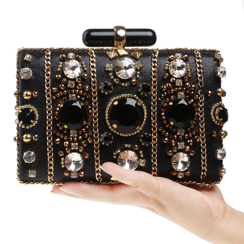 Luxury Rhinestone Purse Wedding Evening Party Handbag