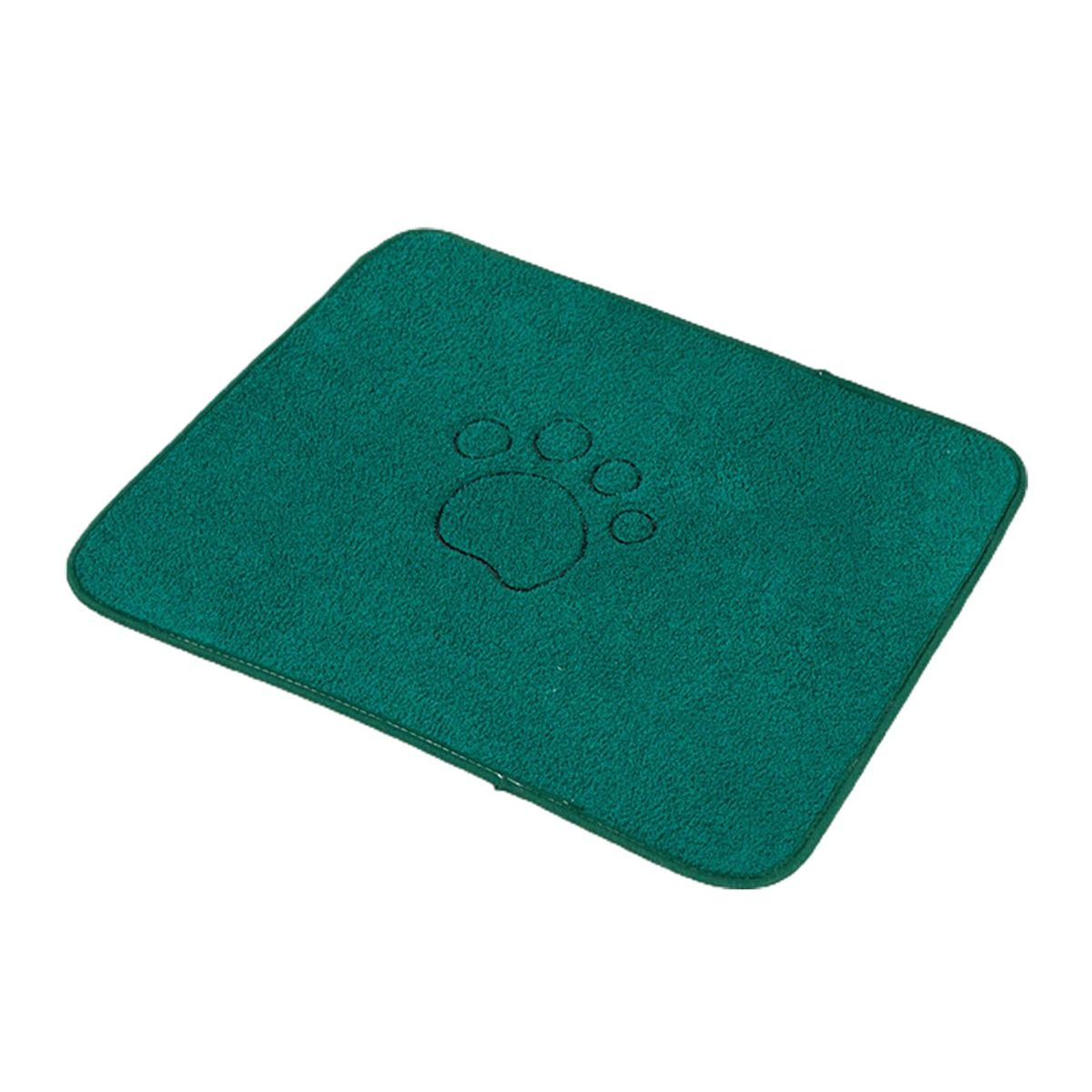 Dog Mat Warm Sleep Set Dog Bed Carpet Dark Green