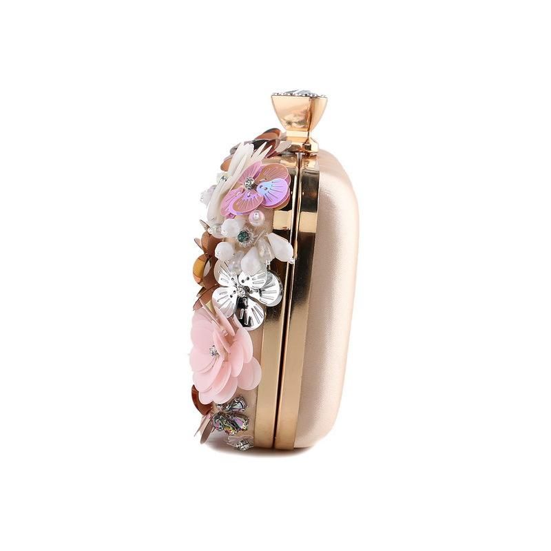 Flower Dinner Bag - Party Clutch Evening Bag - Wedding/Date/Party