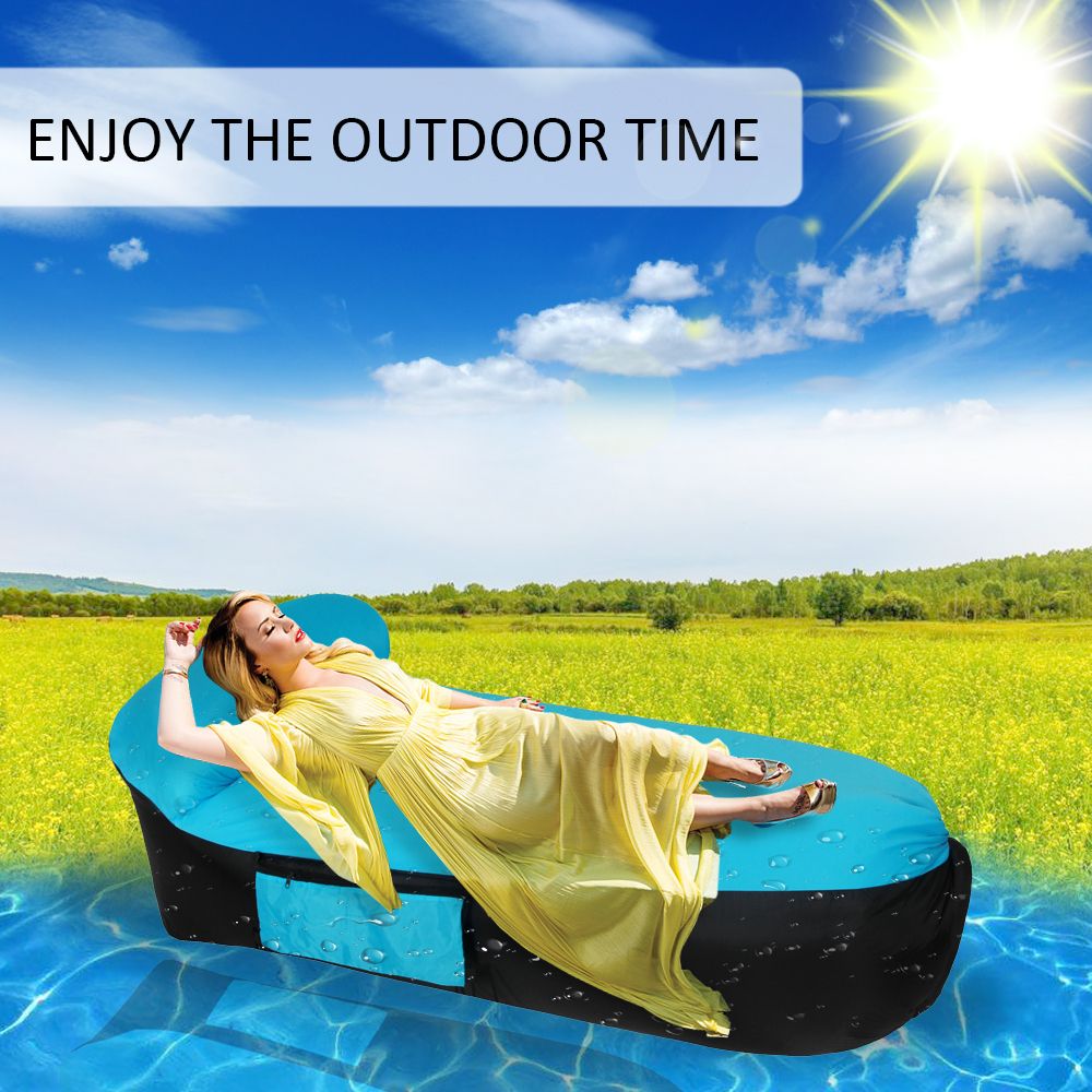 Enlarged Portable Inflatable Sofa Couch Pillow Sleeping Air
