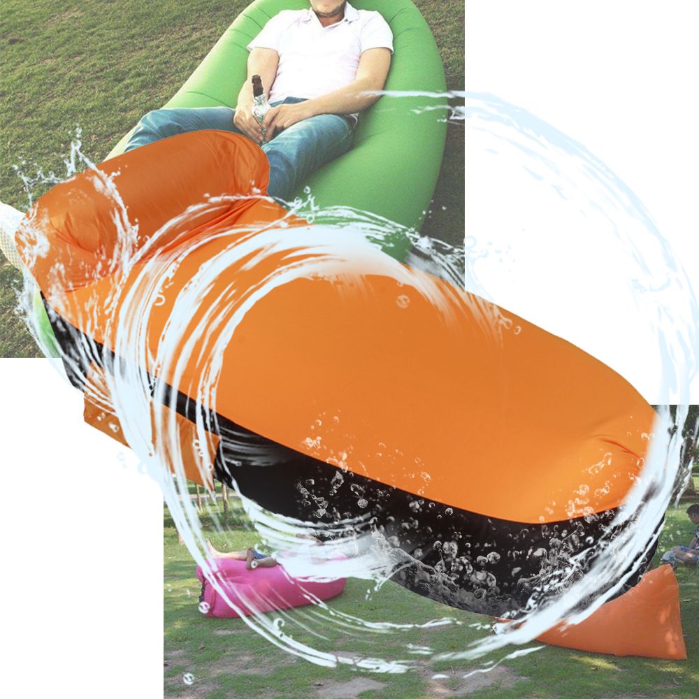 Enlarged Portable Inflatable Sofa Couch Pillow Sleeping Air