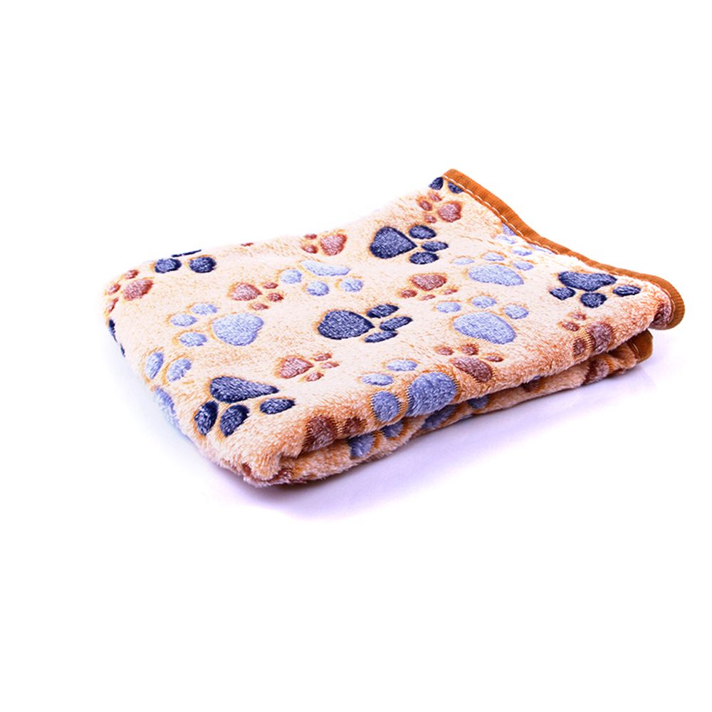 Cute Dog Bed Mats Blanket Soft Foot Print Warm Dog Sleeping