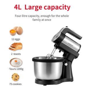 New 4L Electric Food/Cake Mixer/knead/Whisker/Beater