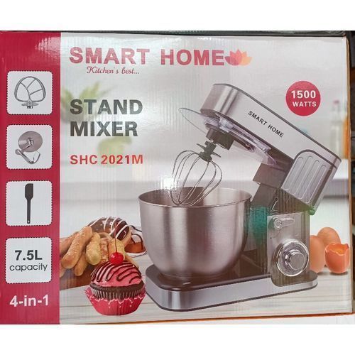 1500W 7.5L Stand Mixer With Stainless Bowl