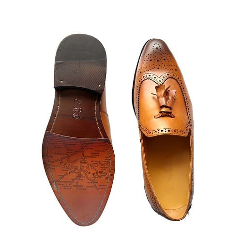 Perforated Monk Strap Shoe