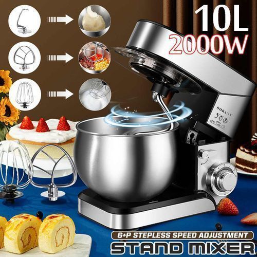 10 Litres Heavy Duty Electric Stand Mixer  - 2000watts
