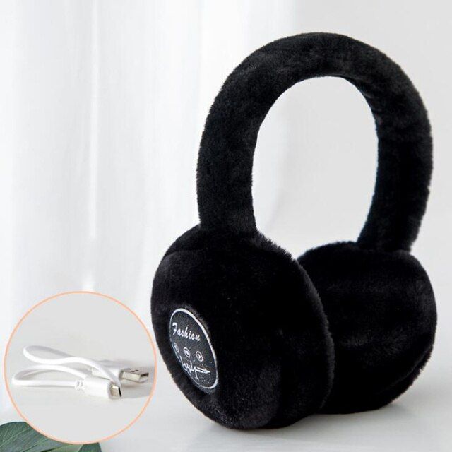 Winter Bluetooth Earmuffs For Women Warm Ear Protectors Sma