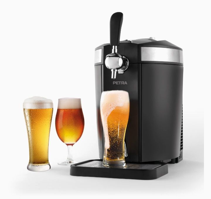 Draught Beer Dispenser With Integrated Cooling System