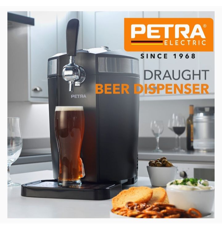 Draught Beer Dispenser With Integrated Cooling System