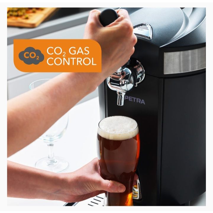 Draught Beer Dispenser With Integrated Cooling System