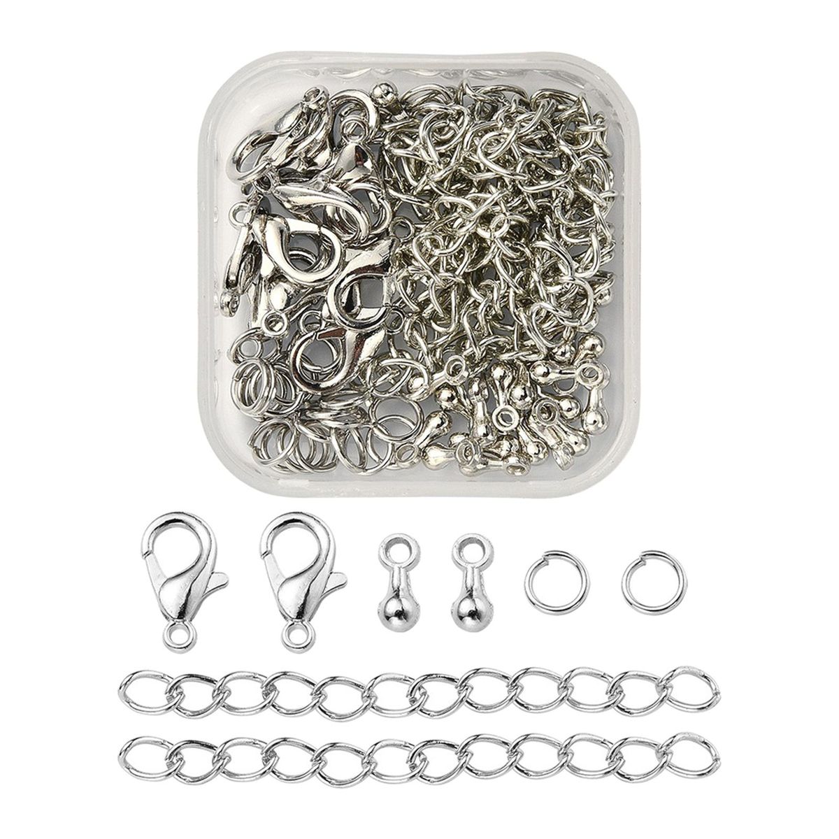 80 Pieces Jewelry Making DIY Accessories For Dark