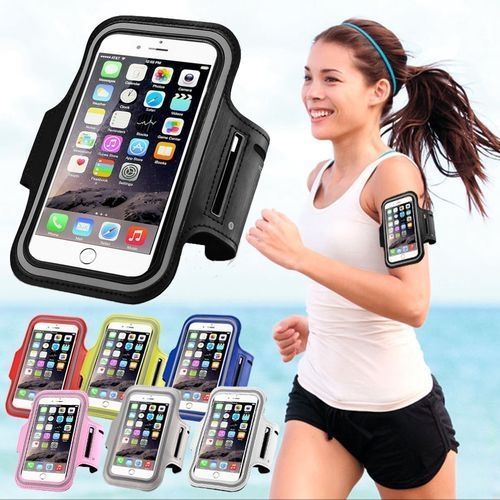 Iphone 5 5S 5C Water Resistant Cell Phone Armband Outdoor Running CellPhone Sweatproof Case With Key Holder And Card Pouch(Grey)