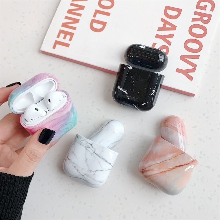 Marble Pattern Protective Case For Apple AirPods 1/2