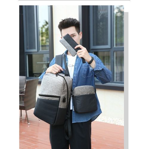 Water Repellent Lightweight 15inch Laptop Backpack+USB Port