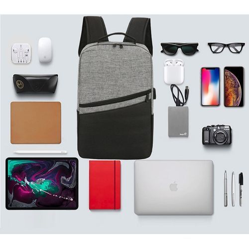 Water Repellent Lightweight 15inch Laptop Backpack+USB Port