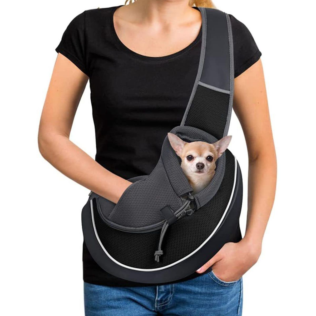 Dog  Carrier Puppy Carrier Portable Hands Free Satchel Bag