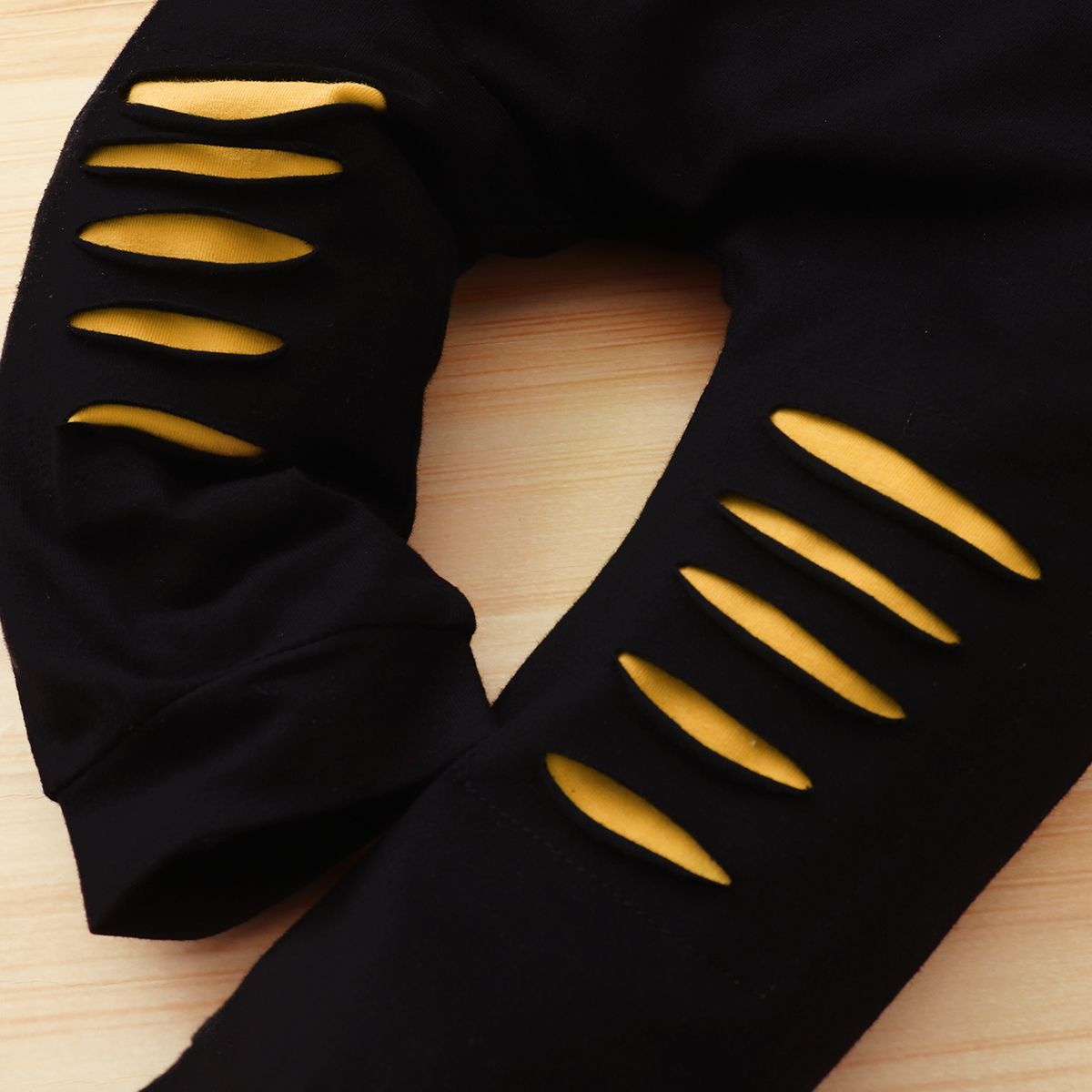 MINI BOSS Baby Boys Fashion Long Sleeves Outfit Set -Black