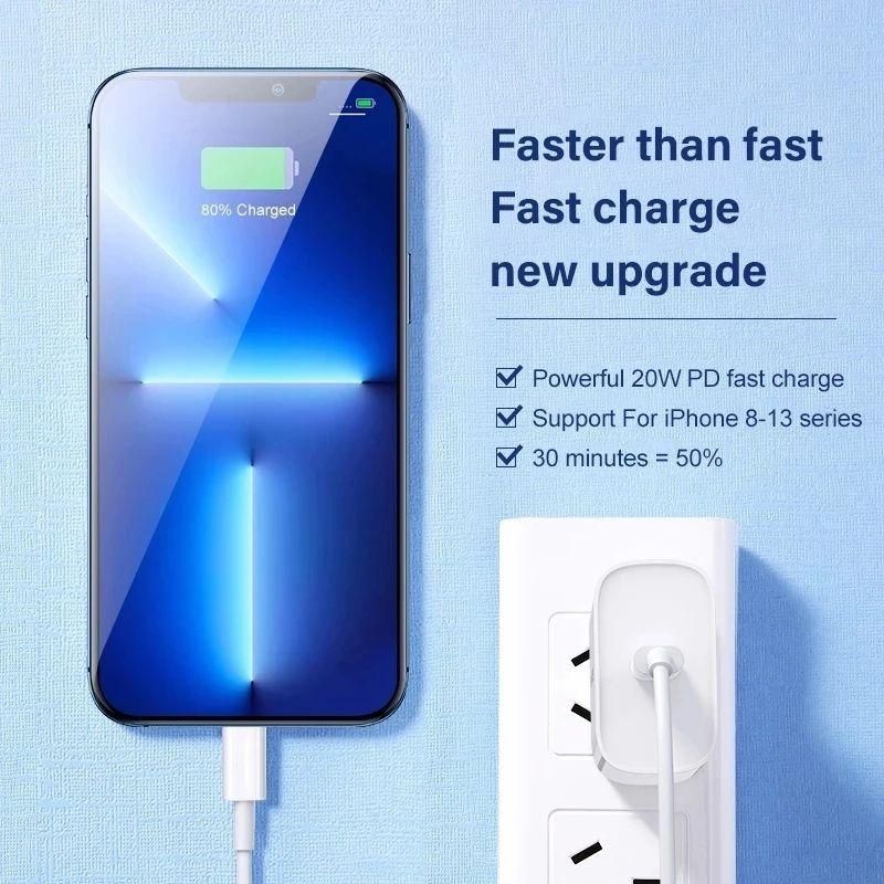 Lightning Cable For Apple Charger 20w Fast Charging For  USB