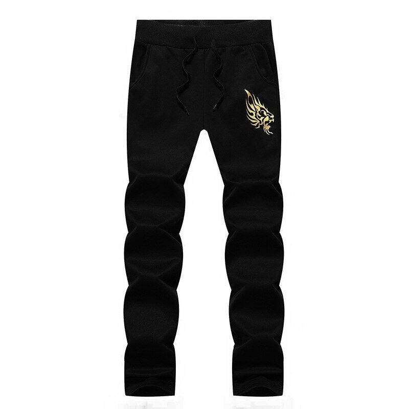 2 In 1 Mens Long Tracksuits Sports Suits-Black